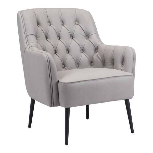 Tasmania Gray and Black Accent Chair, image 1