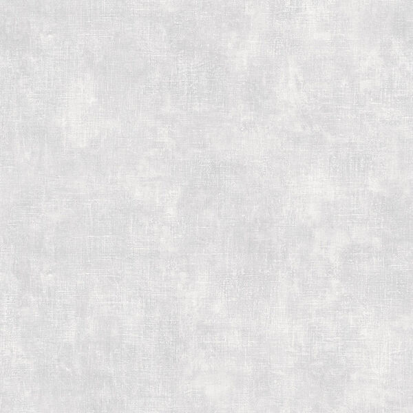 Straight Linen Grey and Metallic Silver Texture Wallpaper, image 1
