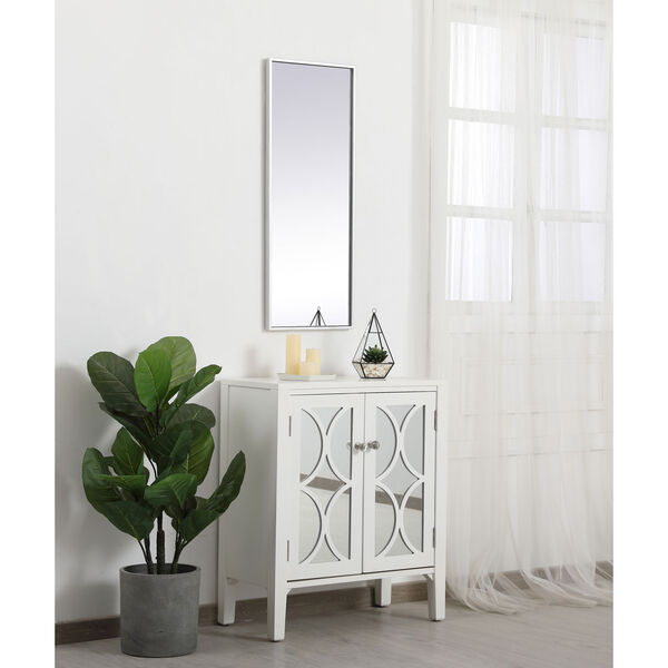 Eternity Silver 14-Inch Rectangular Mirror with Metal Frame, image 4