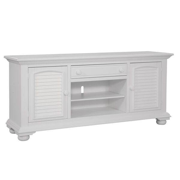 Eggshell White 72-Inch TV Console, image 1