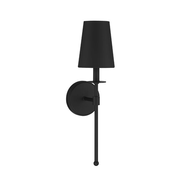 Lowry Matte Black 20-Inch One-Light Wall Sconce, image 4