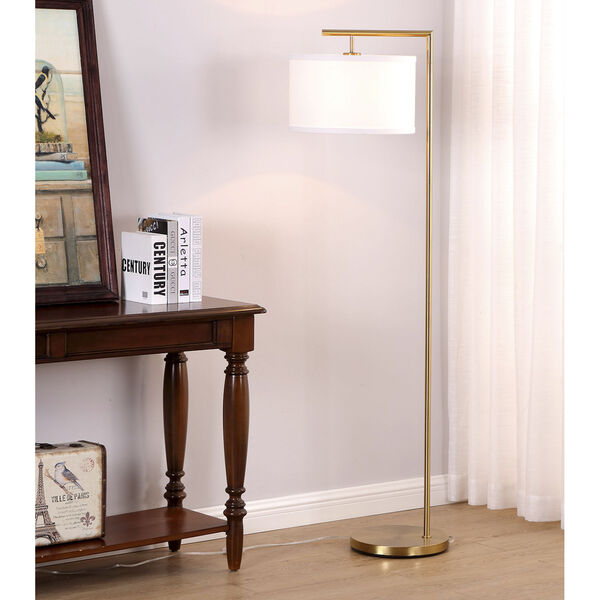 Montage Antique Brass LED Floor Lamp, image 6
