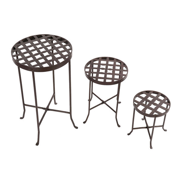 Wrought Iron Flowers Plant Stand III, image 2