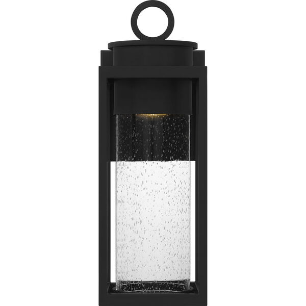 Donegal Matte Black Seven-Inch One-Light Outdoor Wall Mount, image 3