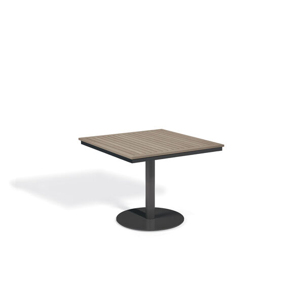 Travira Carbon Vintage Tekwood Square Bistro Table, image 1