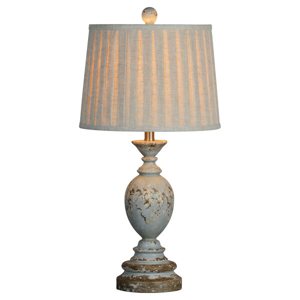 Pearl Rustic Blue One-Light 28-Inch Table Lamp Set of Two, image 1