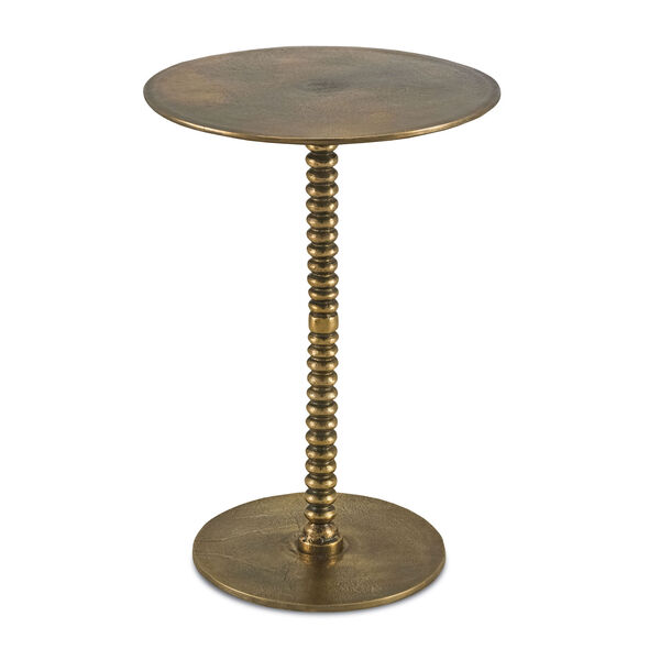 Dasari Brass Accent Table, image 1