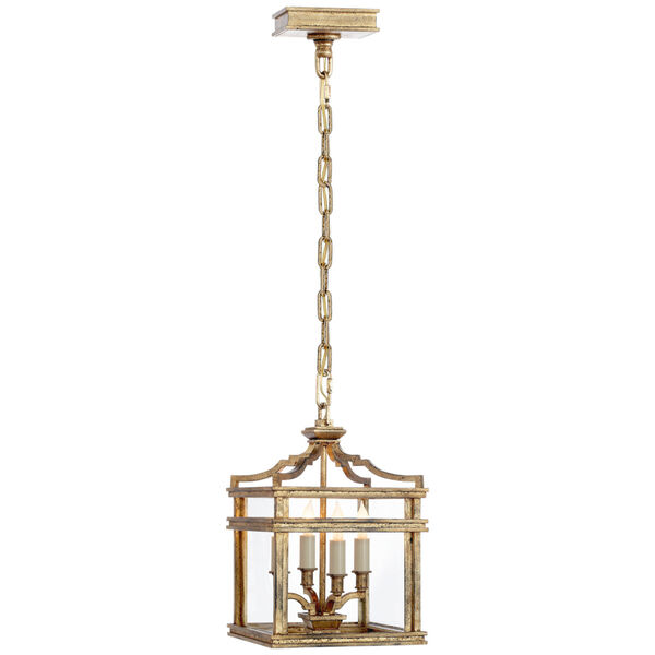 Mykonos Mini Lantern in Gilded Iron by Chapman and Myers, image 1