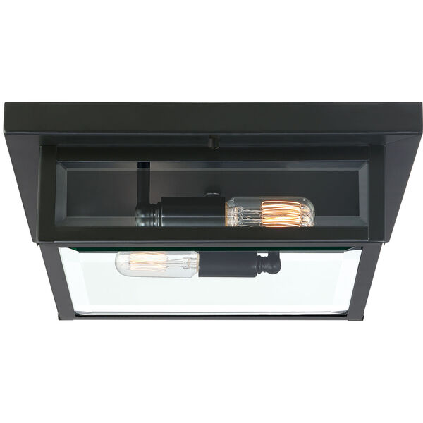 Westover Earth Black Two-Light Outdoor Flush Mount, image 4