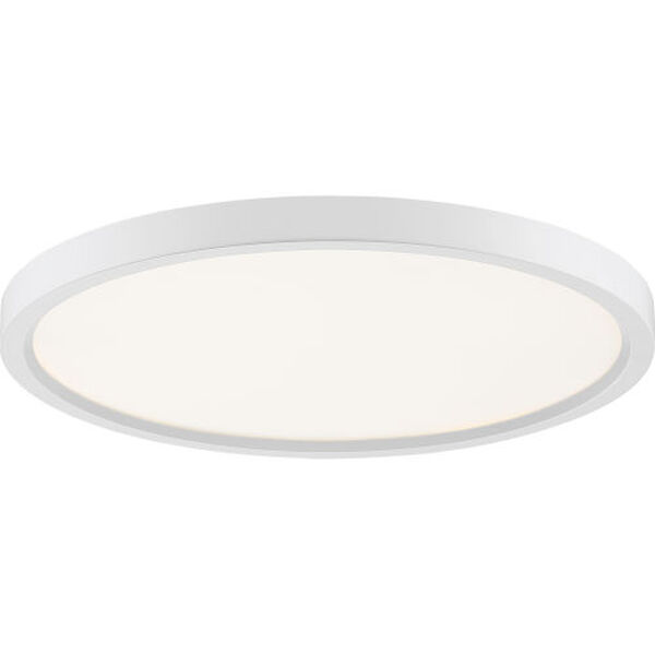 Outskirt White 15-Inch LED Flush Mount, image 2