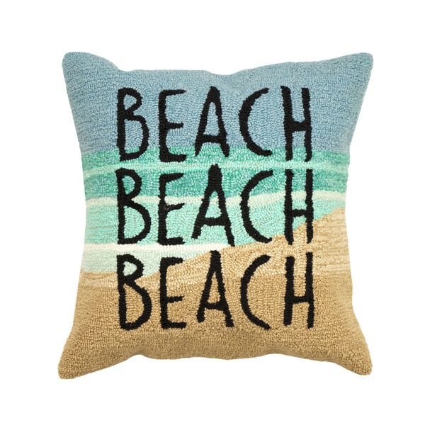 Frontporch Beach Beach Ocean Blue Outdoor Pillow, image 2