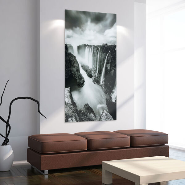 The Falls Frameless Free Floating Tempered Glass Wall Art, image 4