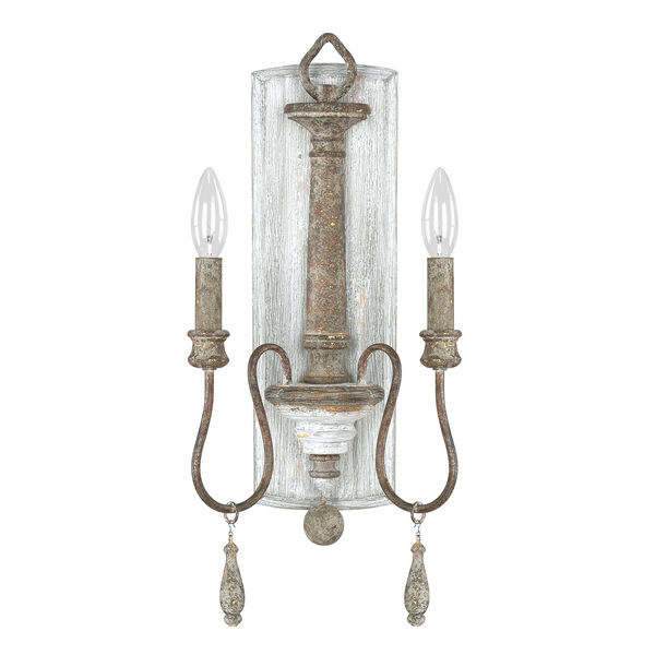 Grace Antique Two-Light Wall Sconce, image 1