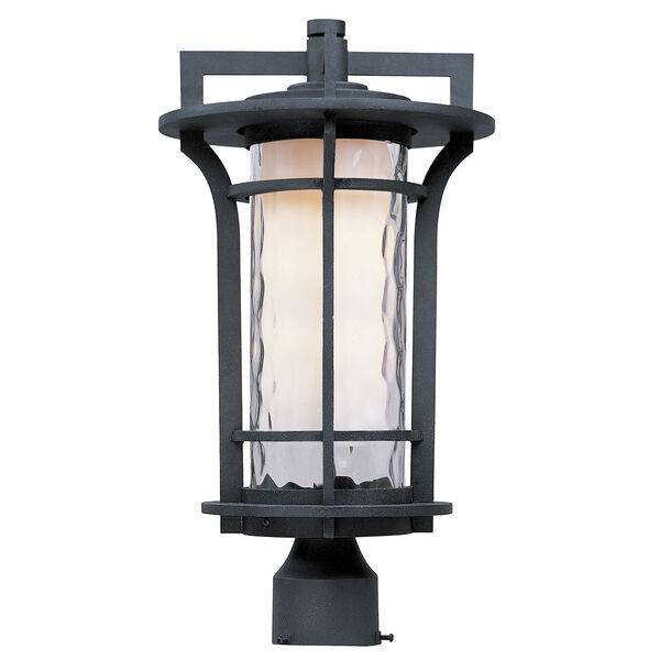 Oakville LED E26 Black Oxide 10-Inch One-Light Outdoor Post Mount, image 1