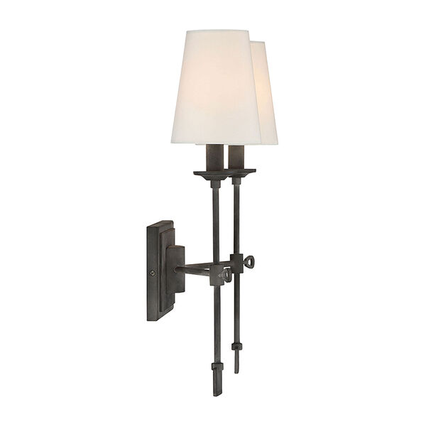 Afton Oxidized Black Two-Light Wall Sconce, image 3