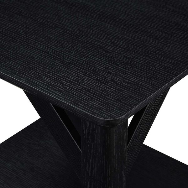 Black End Table with Shelf, image 5