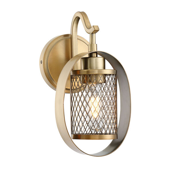 Nicollet Natural Brass One-Light Wall Sconce, image 2