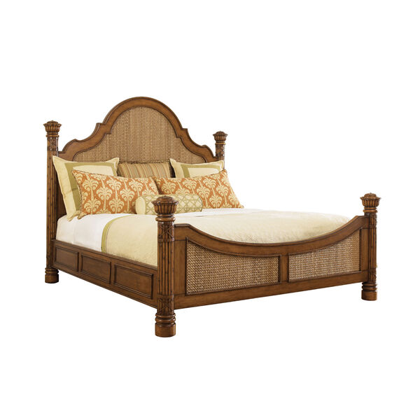 Island Estate Brown Round Hill King Bed, image 1