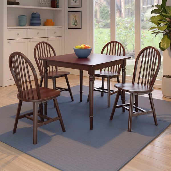 Mornay Walnut Dining Table with Windsor Chairs, image 4