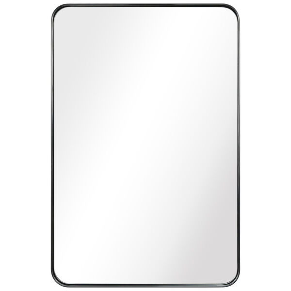 Black 24 x 36-Inch Rectangle Wall Mirror, image 3