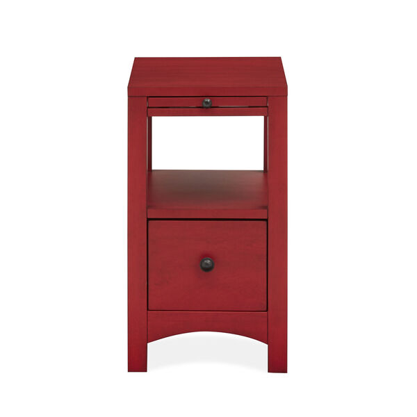 Red Wood Chairside End Table, image 5