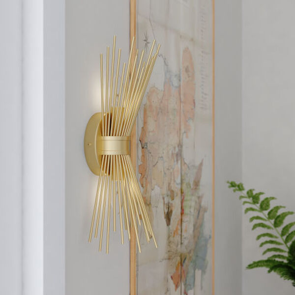 Nikko Gold Two-Light Wall Sconce, image 5