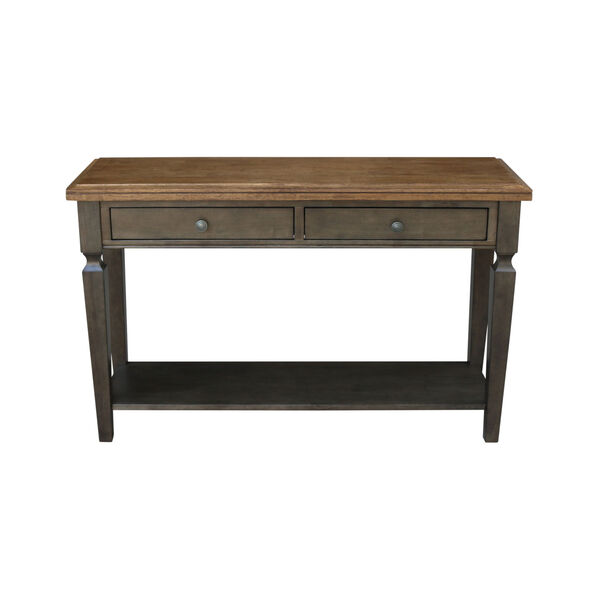 Vista Hickory and Washed Coal Console Table, image 6
