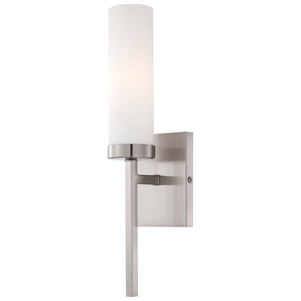 Brushed Nickel Wall Sconce, image 1