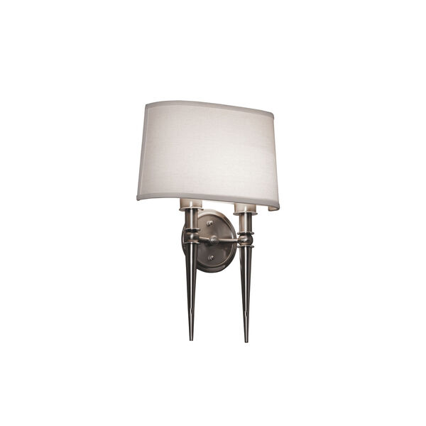 Montrose Satin Nickel Two-Light LED Wall Sconce, image 1
