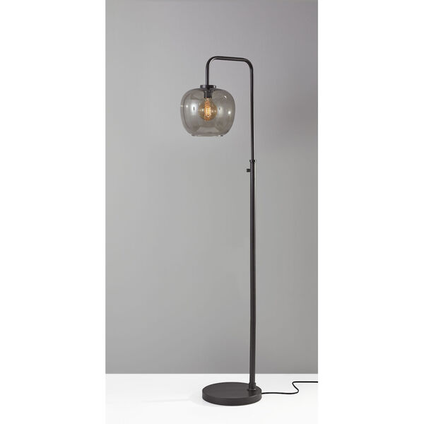 Ashton Matte Black One-Light  Floor Lamp, image 4