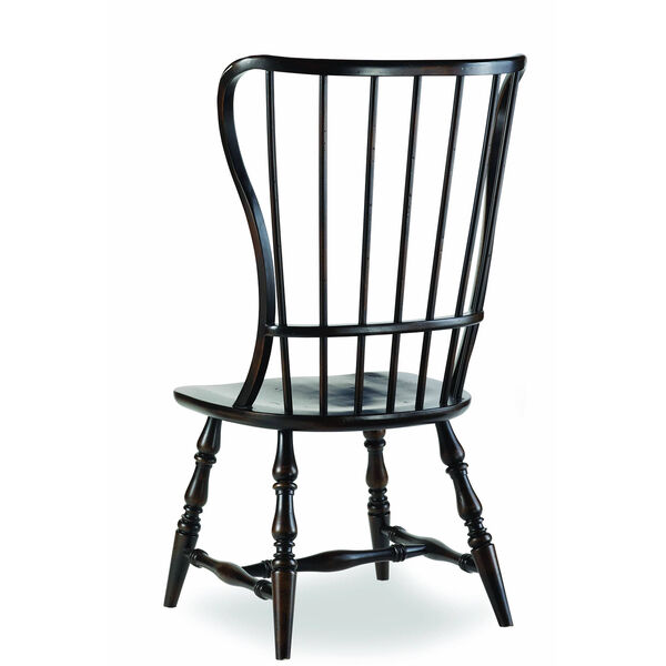 Sanctuary Spindle Side Chair-Ebony, image 1