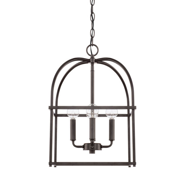 HomePlace Bronze 13-Inch Four-Light Pendant, image 1