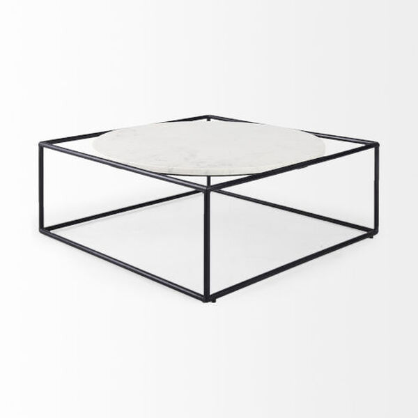 Austen White and Black Coffee Table, image 3