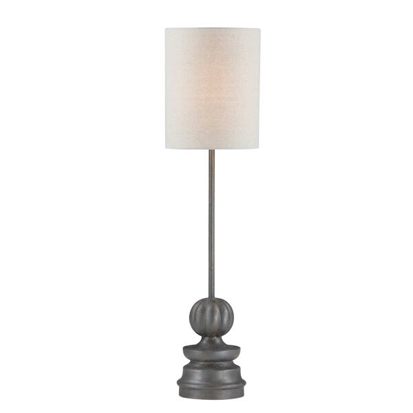 Brantley Gray One-Light Buffet Lamp, image 1