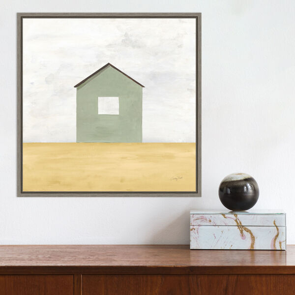 Courtney Prahl Gray Rural Barn Simplicity II 16 x 16 Inch Wall Art, image 1
