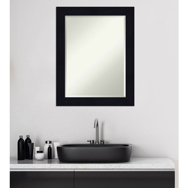 Shiplap Blue 22-Inch Bathroom Wall Mirror, image 5