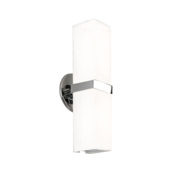 Bratto Chrome 15-Inch One-Light LED Sconce, image 1