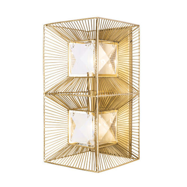 Arcade Gold Two-Light Wall Sconce, image 2