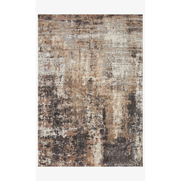 Theory Taupe Gray Runner: 2 Ft. 7 In. x 13 Ft., image 1