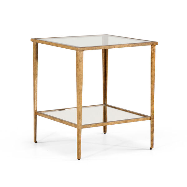 Gold Carson End Table, image 1