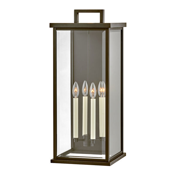 Weymouth Oil Rubbed Bronze Four-Light Outdoor Wall Mount, image 1