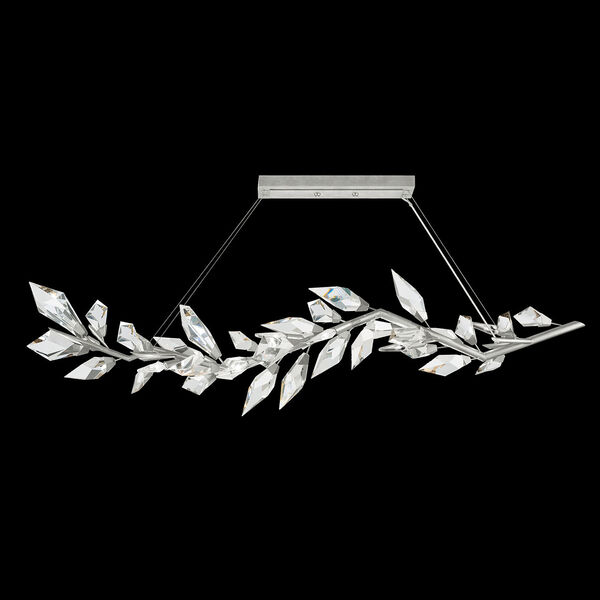 Foret Silver Eight-Light Linear Pendant, image 1