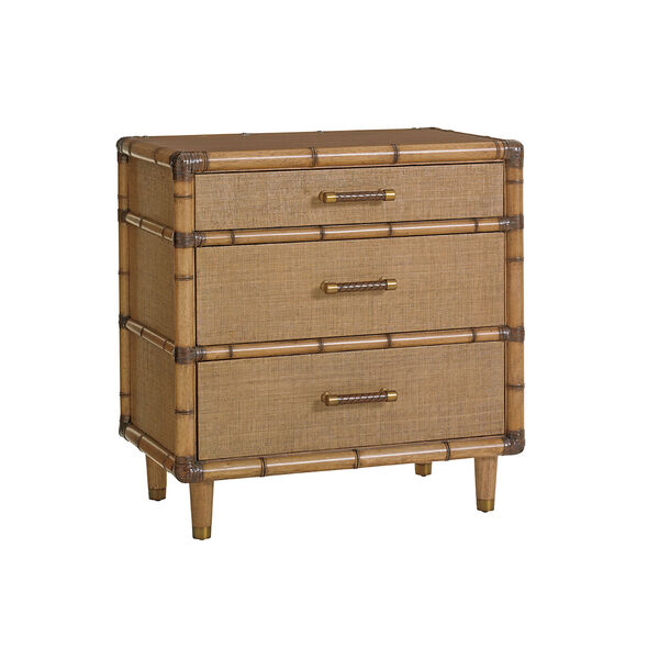 Twin Palms Brown Parrot Cay Nightstand, image 1
