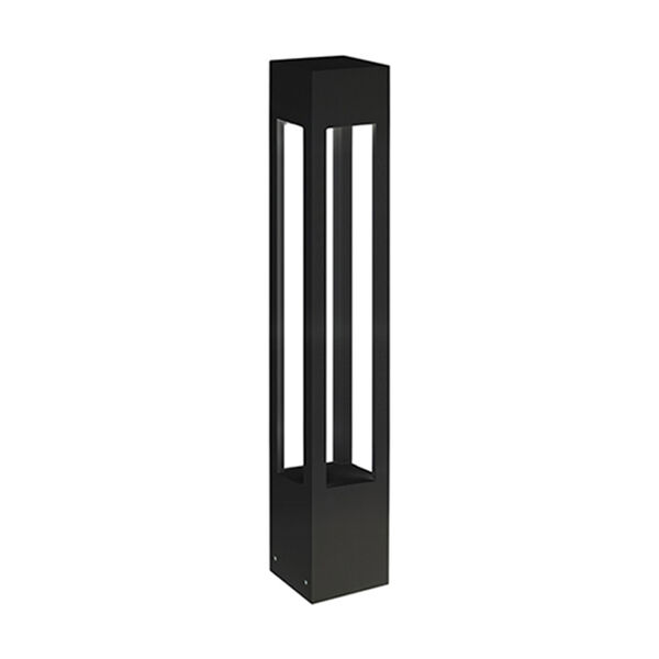 Black 36-Inch One-Light Tall Bollard, image 1