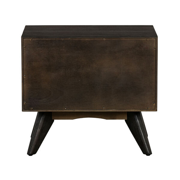 Baly Brushed Brown Gray Nightstand, image 5