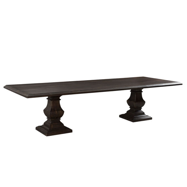 Toulon Vintage Brown 120-Inch Rectangular Dining Table, image 2