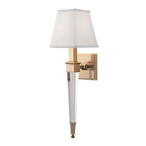 Ruskin Aged Brass One-Light Wall Sconce, image 1