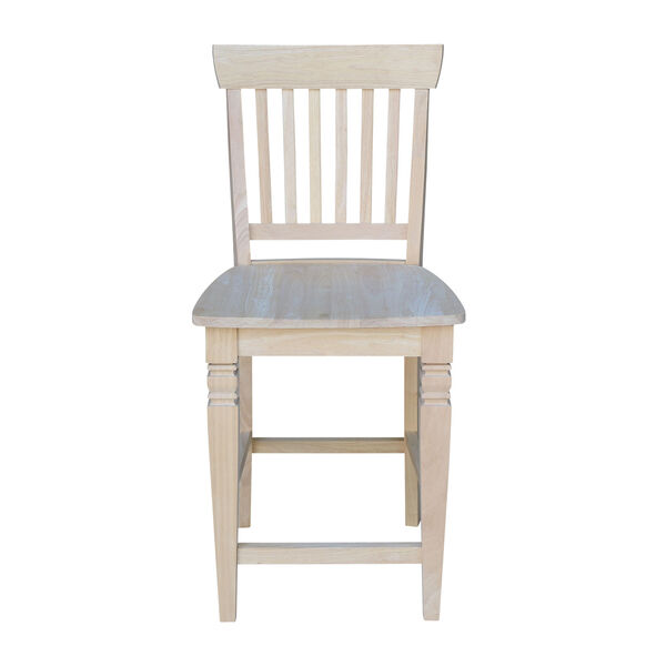 Unfinished 24-Inch Seattle Counter Height Stool, image 6