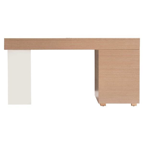 Modulum Natural and Stainless Steel Desk, image 6