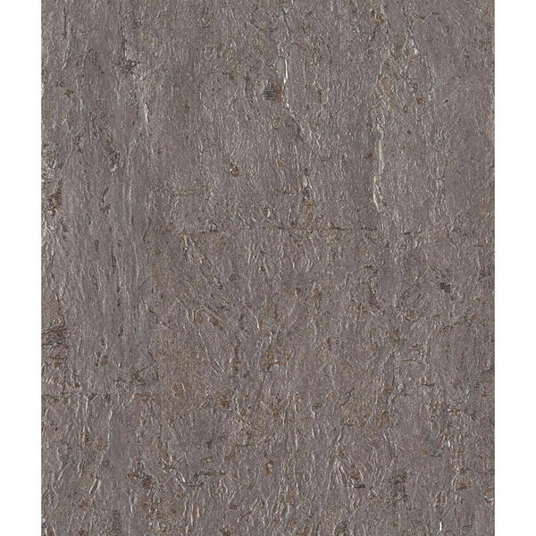 Candice Olson Modern Nature Taupe and Silver Cork Wallpaper: Sample Swatch Only, image 1
